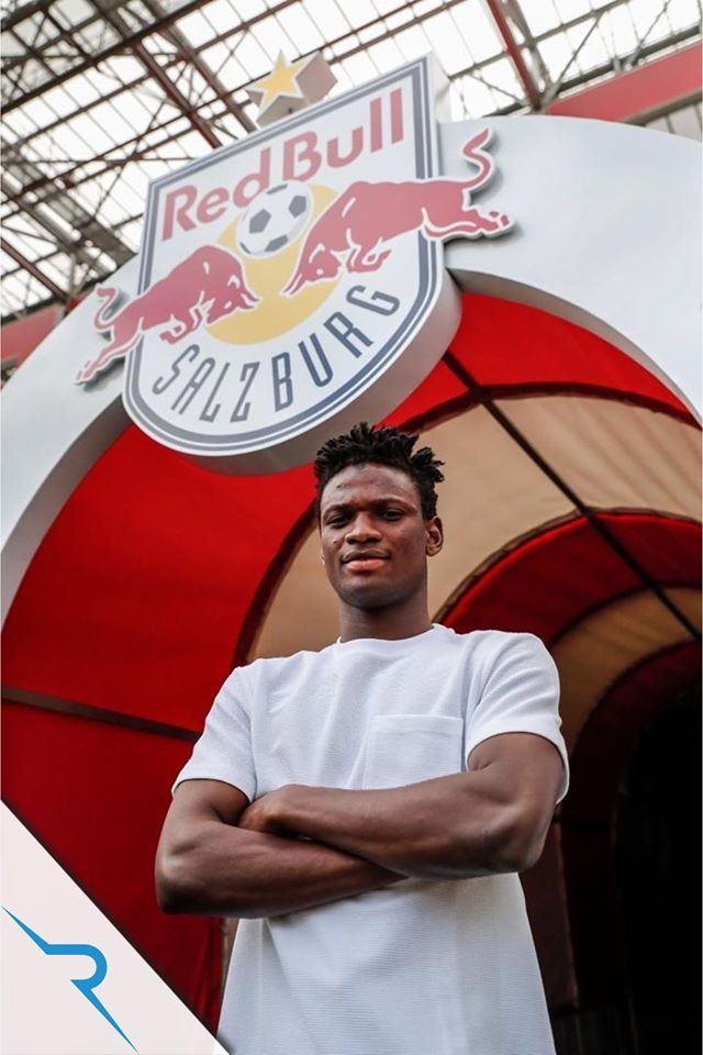 Samson Tijani signing with FC Red Bull Salzburg